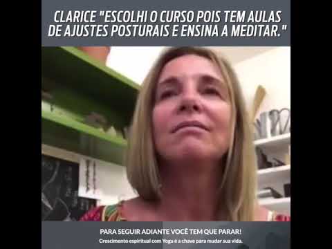 Clarice, aluna do curso online Yoga em Essência